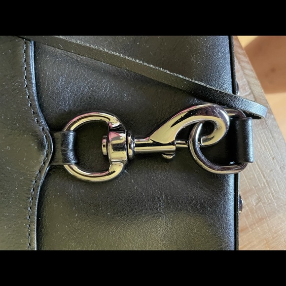 rebecca minkoff mini mac black with gunmetal hw - Picture 4 of 8